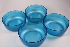 Tupperware Eleganzia blaue Lagune 4 Snackschalen 14 x 6cm