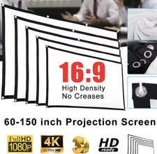Tragbare 16:9 Projektor Leinwand – HD Beamer Screen 60–150 Zoll für Heimkino