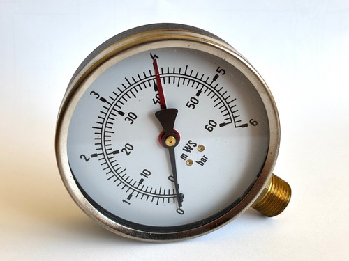 Nos manometer 6bar - nos, 6bar/60mws