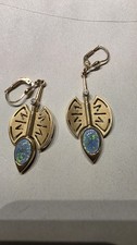  2 Opal Ohrringe 333 Gold, 8