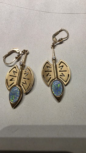 Opal ohrringe 333 - ,