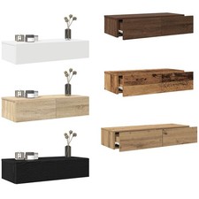 Wandregal mit Schubladen