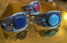 3x Bracelets Hoop Tribal