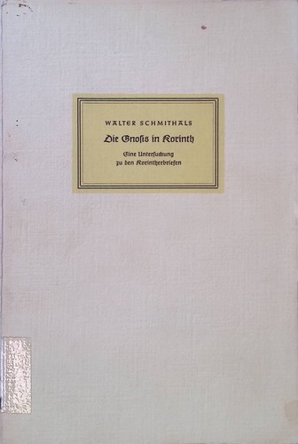 Die gnosis korinth eine - gnosis, in