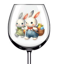 12x Aquarell Osterhase Hase