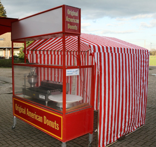 Donutstand betriebsbereit