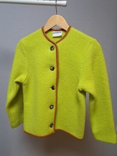 Stapf Austria Trachtenjacke Jacke Loden Janker Schurwolle Gr.  140, GELB