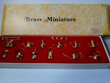 Brass Miniature Set, 16 Teile
