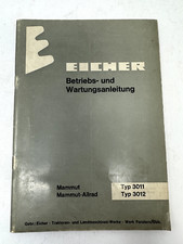 Eicher Betriebsanleitung