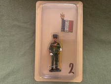 Fahnenträger (2) Frankreich 1. Emire Napoleon 1800-1815, 1:30, 6cm-Figur Metall