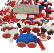 LEGO® City Eisenbahn 4,5 Volt Eisenbahnmotor 70er Jahre plus viele extra Teile