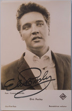 Elvis Presley (+)  orig. Autogramm UFA  FK 5180 9x14