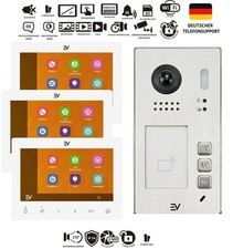 3 Familienhaus Video-Türsprechanlage Aufputz Handy App Weiterleitung Fernzugriff