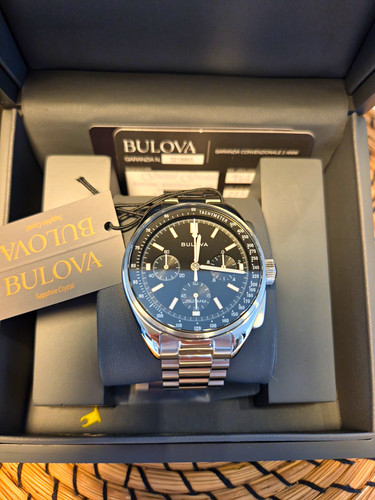 Bulova lunar pilot 5mm - lunar, 43.5mm