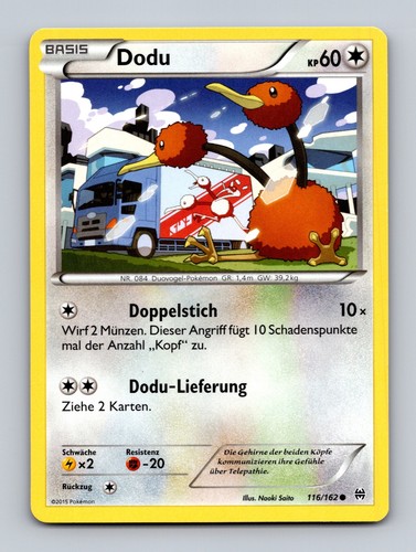 Tcg pokemon karte dodu bkt - dodu,