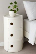 POCHY Nachttisch rund 3 Etagen