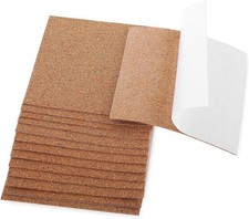 Korkplatte Selbstklebend 16 Stück, 1mm Dick Korkplatten, Rechteckig Selbstkleben