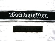 2 x Bundeswehr Ärmelband Wachbataillon Uniform Aufnäher Patch Dienst Jacke