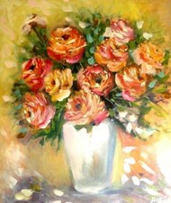 Rosen(Original Ölmalerei)