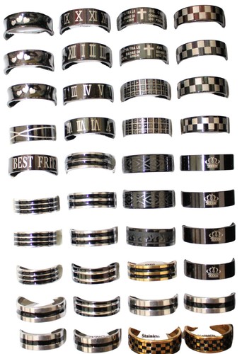 Edelstahl ring unisex - edelstahl,