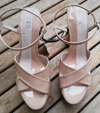 Zara Plateau Sandalette Lack