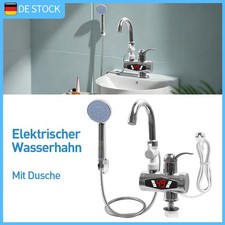 Elektrischer Durchlauferhitzer Wasserhahn mit Dusche Warmwasser für Bad & Küche