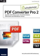 PDF Converter Pro 2 whatsmac von Franzis Buch ... | Software | Zustand sehr gut