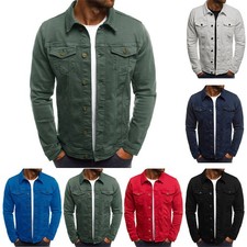 Herren Slim Fit Jeansjacke –