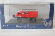 BOS 1:87: 87788 Mercedes Unimog 404 S LF8, hellrot/weiss Feuerwehr Sibbesse 1962