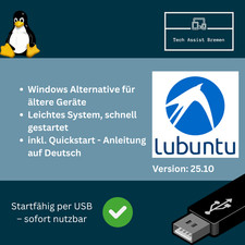 Lubuntu 25.10 Boot USB Stick
