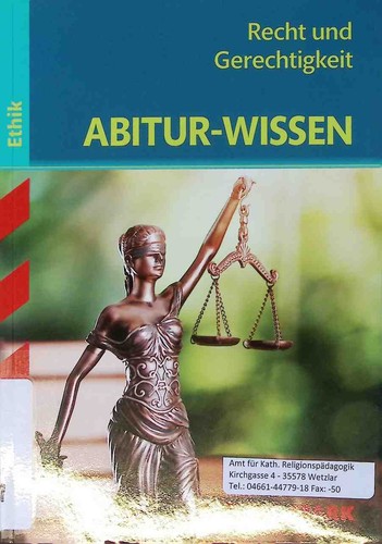 Recht und gerechtigkeit - und,