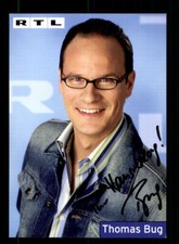 Thomas Bug RTL Autogrammkarte Original Signiert ## BC 174354
