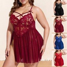 Damen Sexy Pyjama Kleid