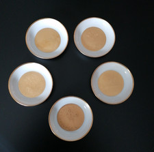 5 Fürstenberg Sammelteller Zierteller Golddukaten DM je ca. 11,5cm 1.Wahl 