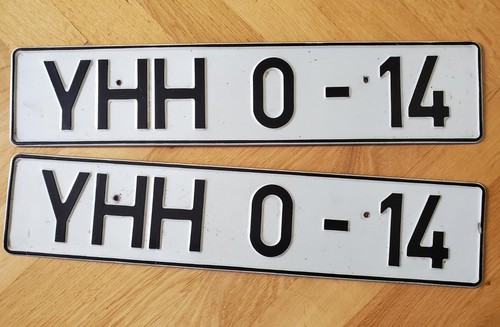Altes ddr nummernschild - ddr,