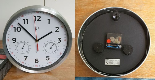Wand uhr 25cm mit - Ø,