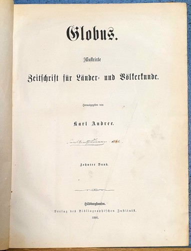 1866 globus illustrierte - 1866,