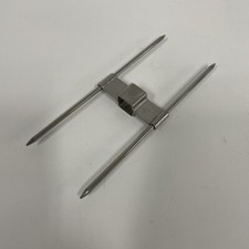 Mittelklammer Klammer Spießklammer für MCM Hähnchengrill Spieß Edelstahl NEU