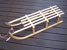 SIRCH DAVOSER Rodel aus Bayern Holzschlitten, Länge 1,10m, GS-Siegel,Top-Zustand