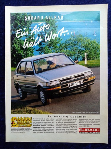 Subaru justy 1200 allrad - justy,