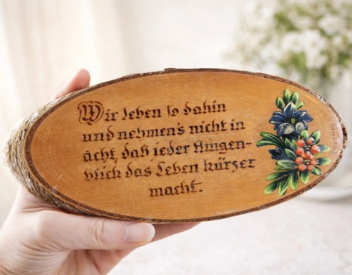 Antikes haussegen mit spruch - mit,