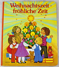 Bilderbuch Kinderbuch 70er 80er Weihnachtszeit - fröhliche Zeit Pestalozzi