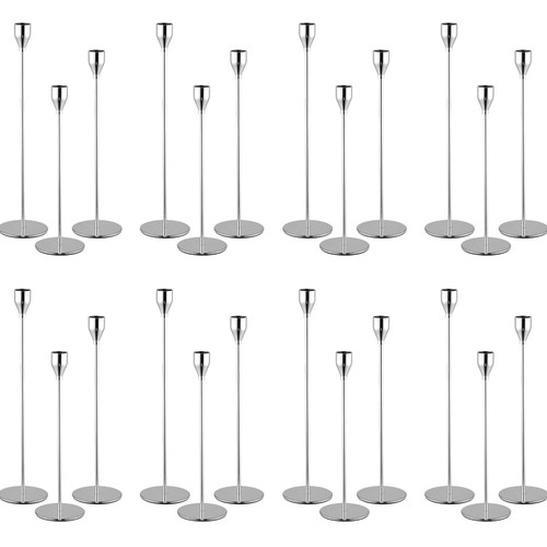 Kerzenständer silber set - kerzenständer, 24