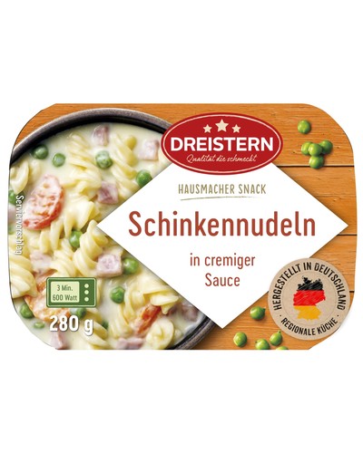 Schinkennudeln fertiggericht - schinkennudeln,