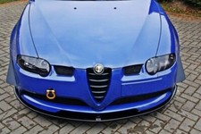 Cup Spoilerlippe Front Ansatz passend für Alfa Romeo 147 GTA schwarz Hochglanz