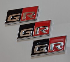 GR Emblem Logo Toyota Supra Corolla Yaris Tundra Hilux Celica GT4 GR Mark Camry