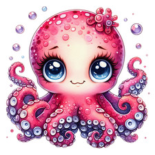 Wandtattoo Aufkleber Octopus