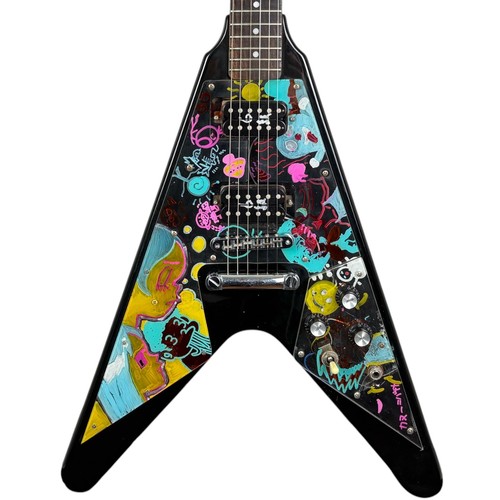 Flying painted pickguard - flying,