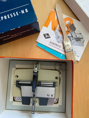 Film klebepresse von agfa - film,