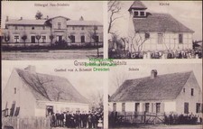 164162 AK Rittergut Neu-Stüdnitz 1909 Pommern Kirche Gasthof von A. Schmidt Schu